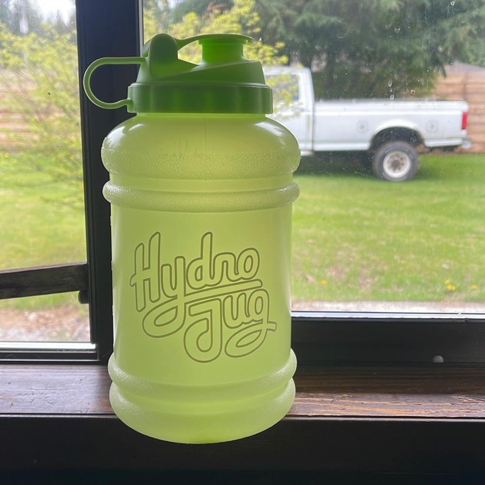 Lime green retro style HydroJug